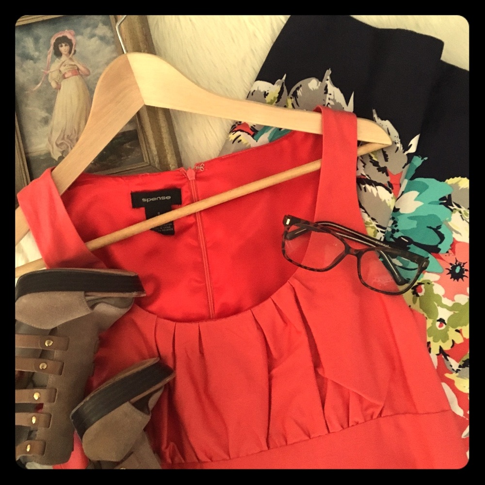 Floral Tea Dress - Career Wear